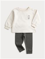 Cotton Rich Neppy Sweat Outfit (0 Mths-6 Yrs)