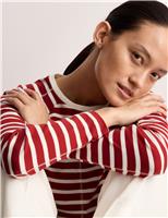 Pure Cotton Striped Top