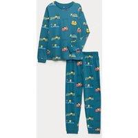M&S Pure Cotton Minions Pyjamas (3-16 Yrs) Navy Mix