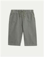 Cotton Blend Plain Trousers (0-6 Yrs)