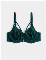 Vera Lace Wired Longline Balcony Bra (A-E)