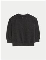 Cotton Rich Nepped Sweatshirt (2-8 Yrs)