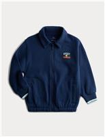 Cotton Rich Zip Sweatshirt (2-8 Yrs)