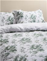 Pure Cotton Sabrine Floral Dobby Bedding Set