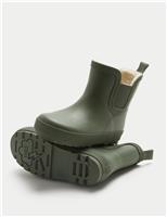 Kids Warm Lined Chelsea Wellies (3 Small - 2 Large)