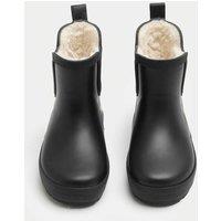 M&S Kids' Warm Lined Chelsea Wellies (3 Small - 2 Large) Black