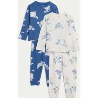 2pk Pure Cotton Blueberry Pyjama Sets (1-8 Yrs)