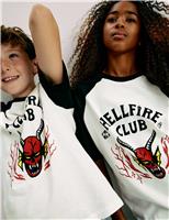 Pure Cotton Stranger Things T-Shirt (6-16 Yrs)