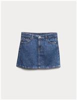 Denim Mini Skirt (2-16 Yrs)