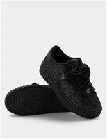 Kids Glitter Skate Trainers (10 Small - 4 Large)