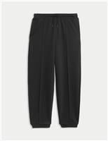 Cotton Blend Pique Joggers (6-16 Yrs)