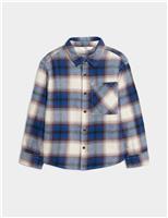 Pure Cotton Brushed Checked Shirt (2-8 Yrs)