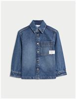 Pure Cotton Twill Denim Shirt (2-8 Yrs)