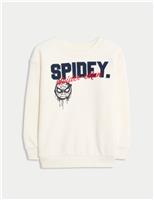 Cotton Rich Spider-Man Sweatshirt (2-8 Yrs)