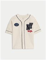 Pure Cotton Striped T-Shirt (2-8 Yrs)