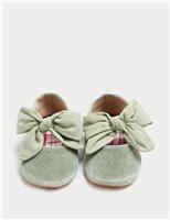 Baby Bow Ballet Pram Shoes (0-18 Mths)