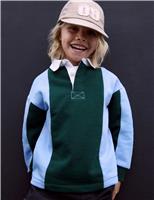 Cotton Rich Striped Rugby Top (2-8 Yrs)