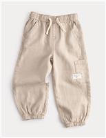 Relaxed Denim Cargo Jeans (2-8 Yrs)