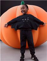 2pc Cotton Rich Halloween Bat Outfit (2-8 Yrs)