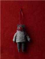 Felt Bear Hanging Decoration