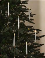6pk Light Up Candle Tree Decorations