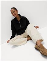 Fleece Half Zip Sweatshirt