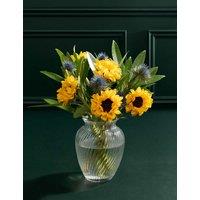 M&S Flower Market Sunflower Abundance Bouquet with Vase