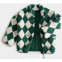 Borg Harlequin Fleece Jacket (2-8 Yrs)