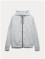 Performance Jersey Zip through Hooded Jacket