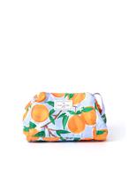 Drawstring Flat Lay Makeup Bag - Mediterranean Oranges