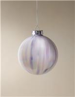 Iridescent Glass Marble Bauble