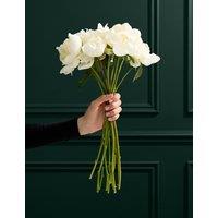 M&S Flower Market White Seasonal Peony Abundance Bouquet