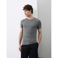 Autograph Premium Supima Cotton Blend T-Shirt Vest Charcoal