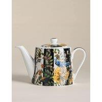 Striped Floral Teapot