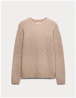 Merino Mohair Blend Relaxed Crew Jumper