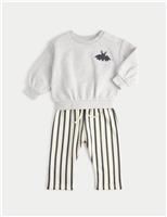 2pc Cotton Rich Too Cute To Spook Jersey Outfit (0 Mths-6 Yrs)