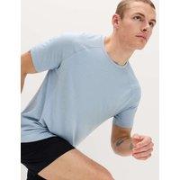 Goodmove Seam Free Sports T-Shirt Medium Blue