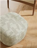 Mellow Jacquard Footstool