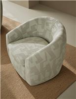 Mellow Jacquard Accent Armchair