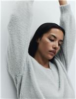 Feather Knit V-Neck Pyjama Top