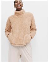 Teddy Borg Funnel Neck Lounge Sweatshirt