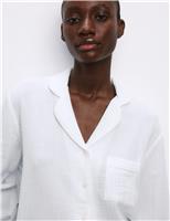 Pure Cotton Muslin Revere Pyjama Set