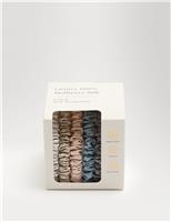 5pk Mulberry Silk Slim Scrunchies