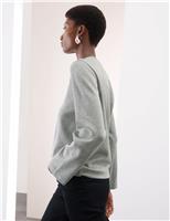 Cotton Rich Crew Neck Top