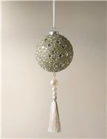 Glass Beaded Celebration Bauble