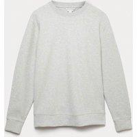 Autograph Cotton Rich Crew Neck Sweatshirt Grey Marl