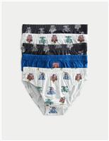 5pk Pure Cotton Avengers Briefs (2-8 Yrs)