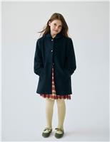 Peter Pan Collar Pea Coat (1-10 Yrs)