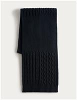 Knitted Cable Scarf