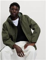 Cotton Rich Hooded Utility Jacket